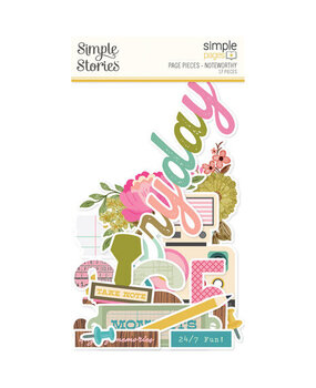 Simple Stories Noteworthy Simple Pages Pieces (21330) Simple Stories Noteworthy Simple Pages Pieces (21330)