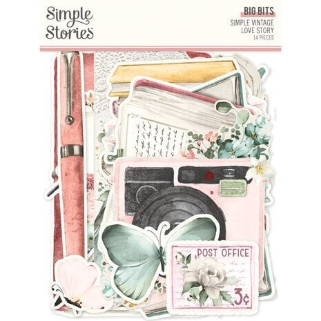 Simple Stories Simple Vintage Love Story Big Bits (21424) Simple Stories Simple Vintage Love Story Big Bits (21424)