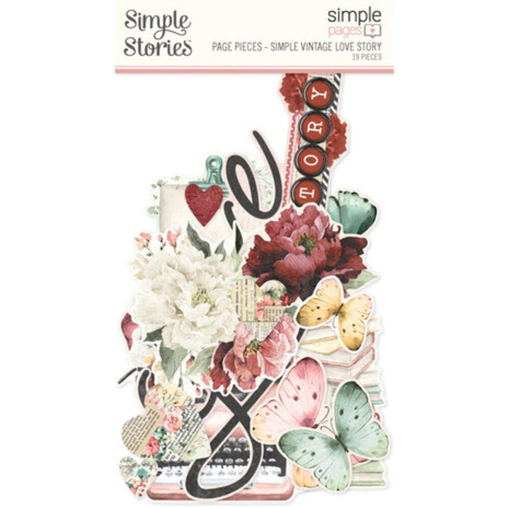 Simple Stories Simple Vintage Love Story Simple Pages Pieces (21436) Simple Stories Simple Vintage Love Story Simple Pages Pieces (21436)