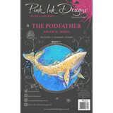 Pink Ink Designs Nautical Series The Podfather A5 Clear Stamps (PI224)