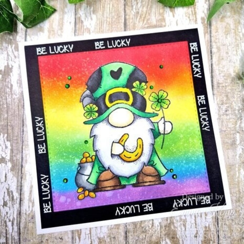 Woodware Lucky Gnome Clear Stamps (FRS1028) Woodware Lucky Gnome Clear Stamps (FRS1028)