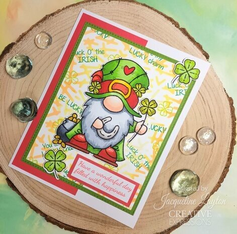 Woodware Lucky Gnome Clear Stamps (FRS1028) Woodware Lucky Gnome Clear Stamps (FRS1028)