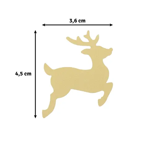 Vaessen Creative Figuurpons Jumbo Rendier (21437-019) Vaessen Creative Figuurpons Jumbo Rendier (21437-019)