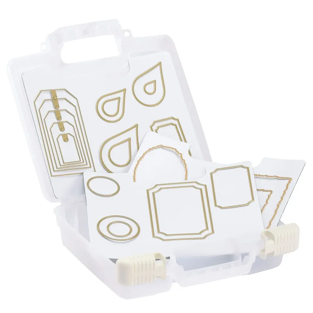 Vaessen Creative Transparante Opbergdoos Magneetvellen (1009-002)