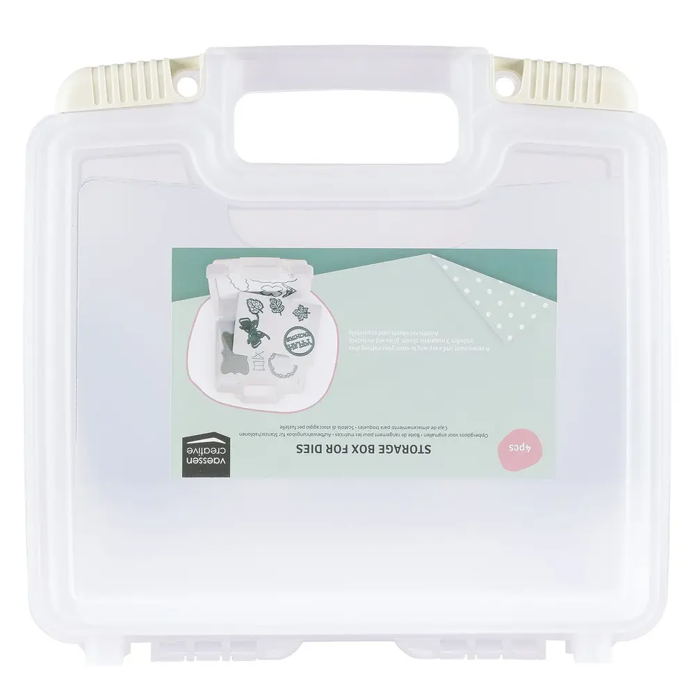 Vaessen Creative Transparante Opbergdoos Magneetvellen (1009-002)