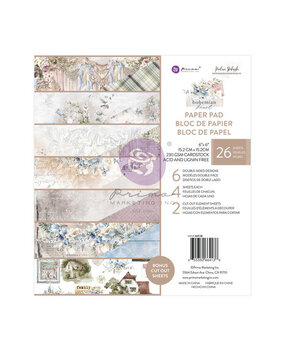 Prima Marketing Inc Bohemian Heart 6x6 Inch Paper Pad (664138) Prima Marketing Inc Bohemian Heart 6x6 Inch Paper Pad (664138)