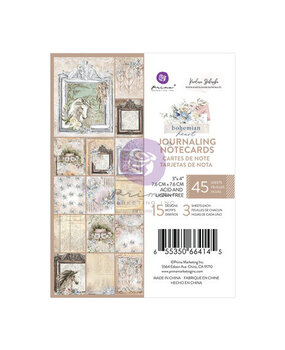 Prima Marketing Inc Bohemian Heart 3x4 Inch Journaling Cards (664145)*