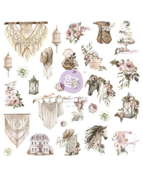 Prima Marketing Inc Bohemian Heart Ephemera (664169) Prima Marketing Inc Bohemian Heart Ephemera (664169)