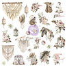 Prima Marketing Inc Bohemian Heart Ephemera (664169) Prima Marketing Inc Bohemian Heart Ephemera (664169)