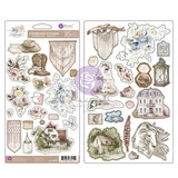 Prima Marketing Inc Bohemian Heart Chipboard Stickers (664152)
