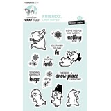 Creative Craftlab Friendz Clear Stamp Frosty Hello (CCL-FR-STAMP570)