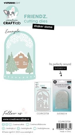 Creative Craftlab Friendz Dies Shaker Dome (CCL-FR-CD758)