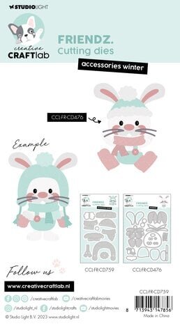 Creative Craftlab Friendz Dies Winter Accessoiries (CCL-FR-CD759) Creative Craftlab Friendz Dies Winter Accessoiries (CCL-FR-CD759)