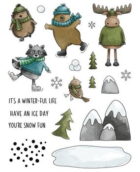Creative Expressions Jane's Doodles Clear Stamp Set Snow Fun (CEC1058) Creative Expressions Jane's Doodles Clear Stamp Set Snow Fun (CEC1058)