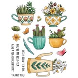 Creative Expressions Jane's Doodles Clear Stamp Set Tea-riffic (CEC1059)