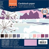 Vaessen Creative Florence Winter 12x12 Inch Cardstock Paper Pack (2926-304)