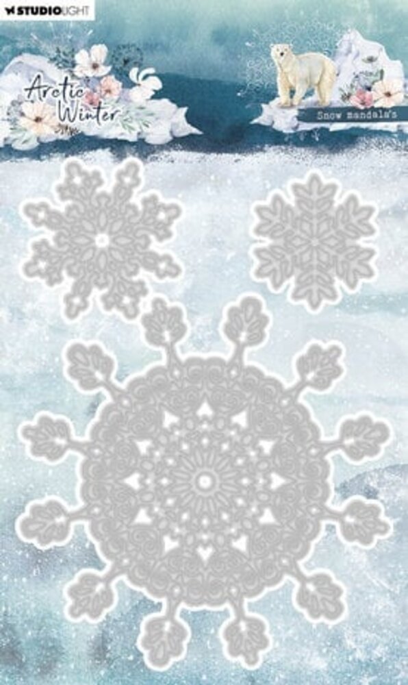 Studio Light Arctic Winter Snijmal Snow Mandala's (SL-AW-CD762)