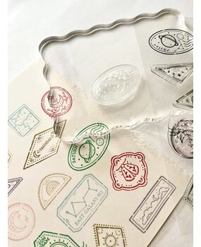 Nikki Dotti Passport Clear Stamps A6 Celestial Nikki Dotti Passport Clear Stamps A6 Celestial