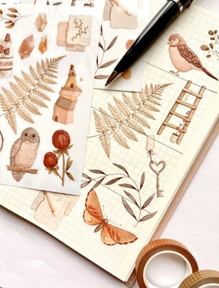 Nikki Dotti Rub-on Stickers A6 Fairy Tales