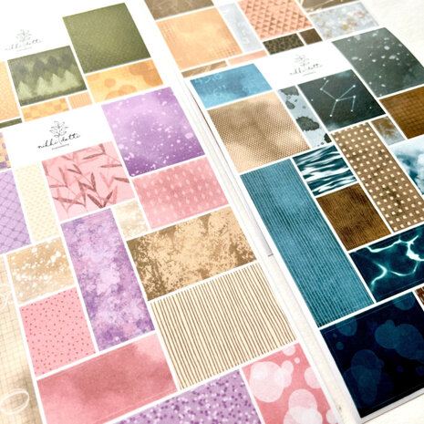 Nikki Dotti Stickerset A6 Patterns (4 vellen) Nikki Dotti Stickerset A6 Patterns (4 vellen)