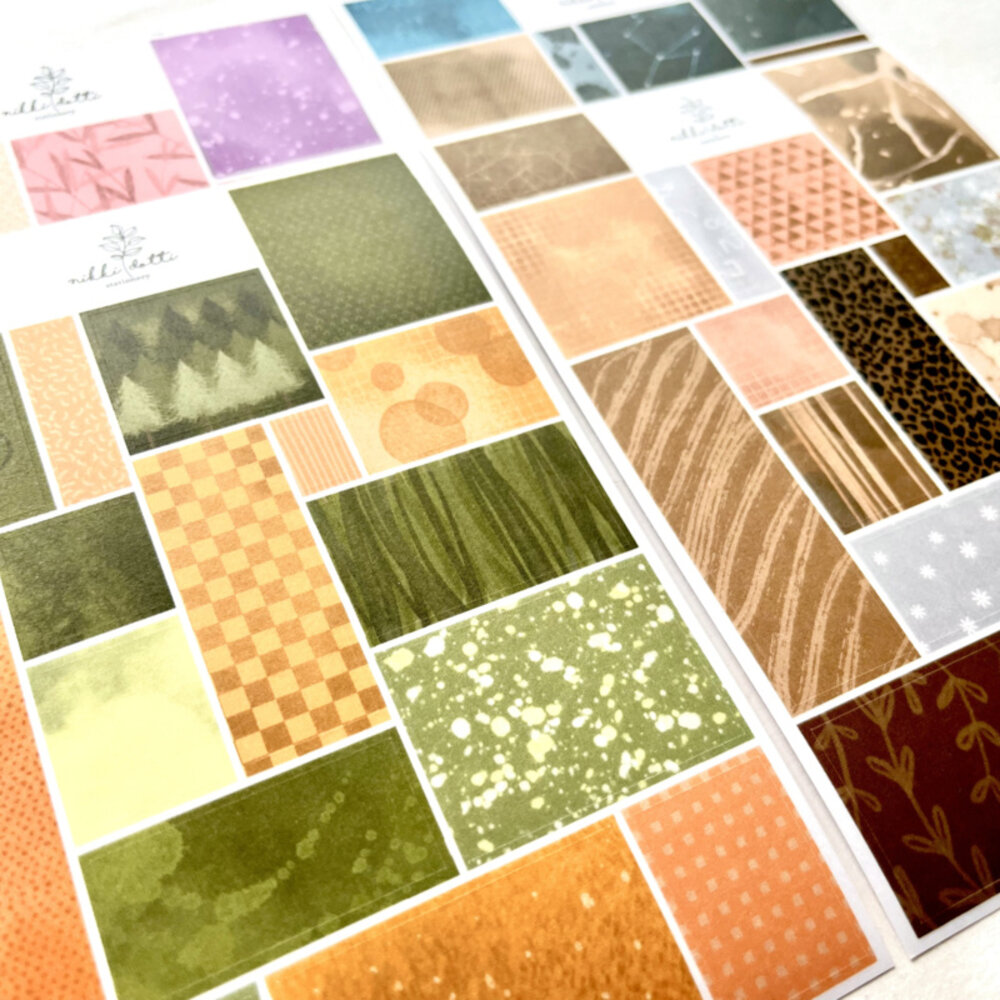 Nikki Dotti Stickerset A6 Patterns (4 vellen) Nikki Dotti Stickerset A6 Patterns (4 vellen)