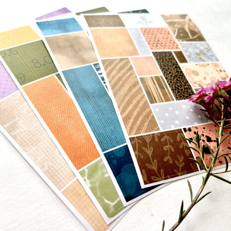 Nikki Dotti Stickerset A6 Patterns (4 vellen) Nikki Dotti Stickerset A6 Patterns (4 vellen)