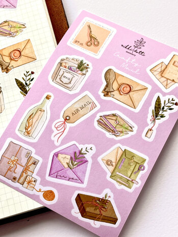 Nikki Dotti Stickervel A6 Crafty Mail