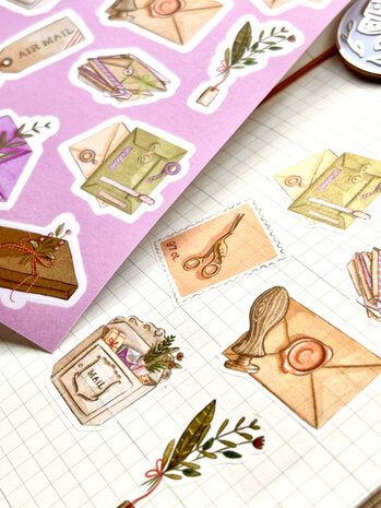 Nikki Dotti Stickervel A6 Crafty Mail