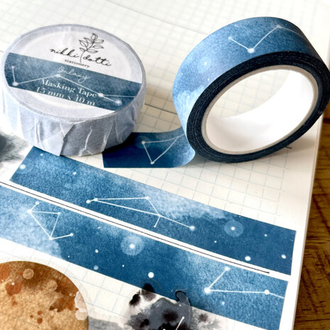 Nikki Dotti Washi Tape 15mm Galaxy