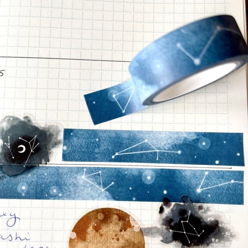 Nikki Dotti Washi Tape 15mm Galaxy