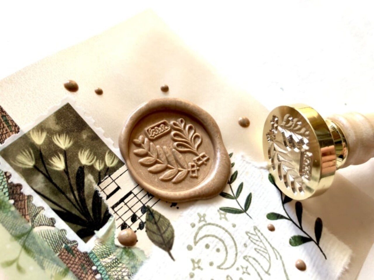 Nikki Dotti Wax Seal Stamp Herbarium 2 Nikki Dotti Wax Seal Stamp Herbarium 2