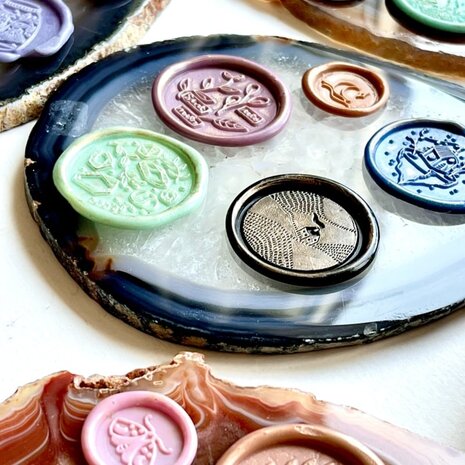 Nikki Dotti Wax Seal Stamp Mini Moon in Sea Nikki Dotti Wax Seal Stamp Mini Moon in Sea