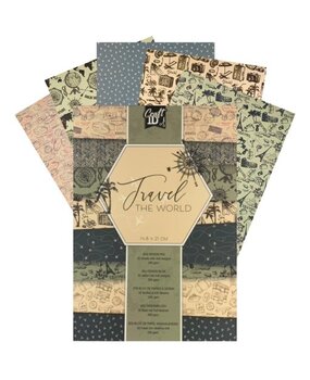 Craft ID Travel the World A5 Designpad (CR4022/GE) Craft ID Travel the World A5 Designpad (CR4022/GE)