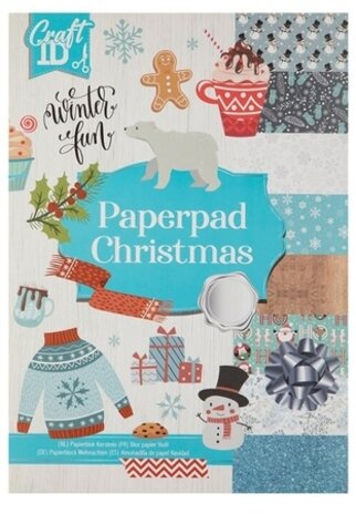 Craft ID Winter Fun A4 Christmas Paperpad (CR1176K/GE)