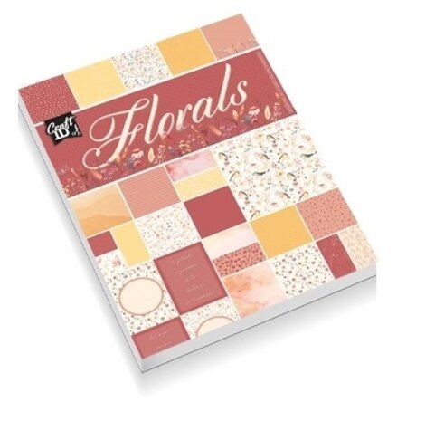 Craft ID Florals A4 Designpad (CR1178/GE)