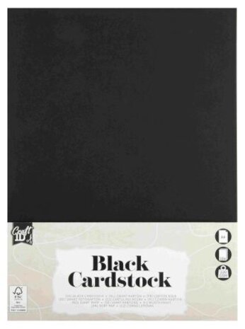 Craft ID A4 Black Cardstock (CR0058/GE) Craft ID A4 Black Cardstock (CR0058/GE)