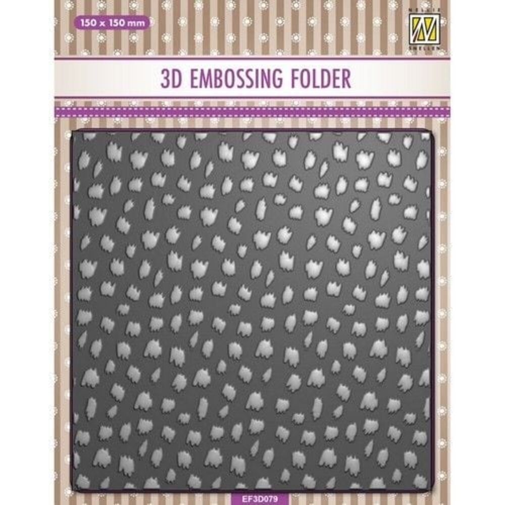 Nellie Snellen 3D Embossing Folder Cheetah (EF3D079) Nellie Snellen 3D Embossing Folder Cheetah (EF3D079)