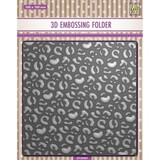 Nellie Snellen 3D Embossing Folder Leopard (EF3D081)