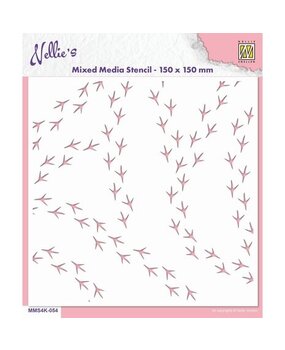 Nellie Snellen Bird Feet Masking Stencil (MMS4K-054)
