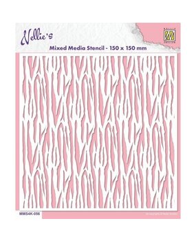 Nellie Snellen Zebra Masking Stencil (MMS4K-056) Nellie Snellen Zebra Masking Stencil (MMS4K-056)