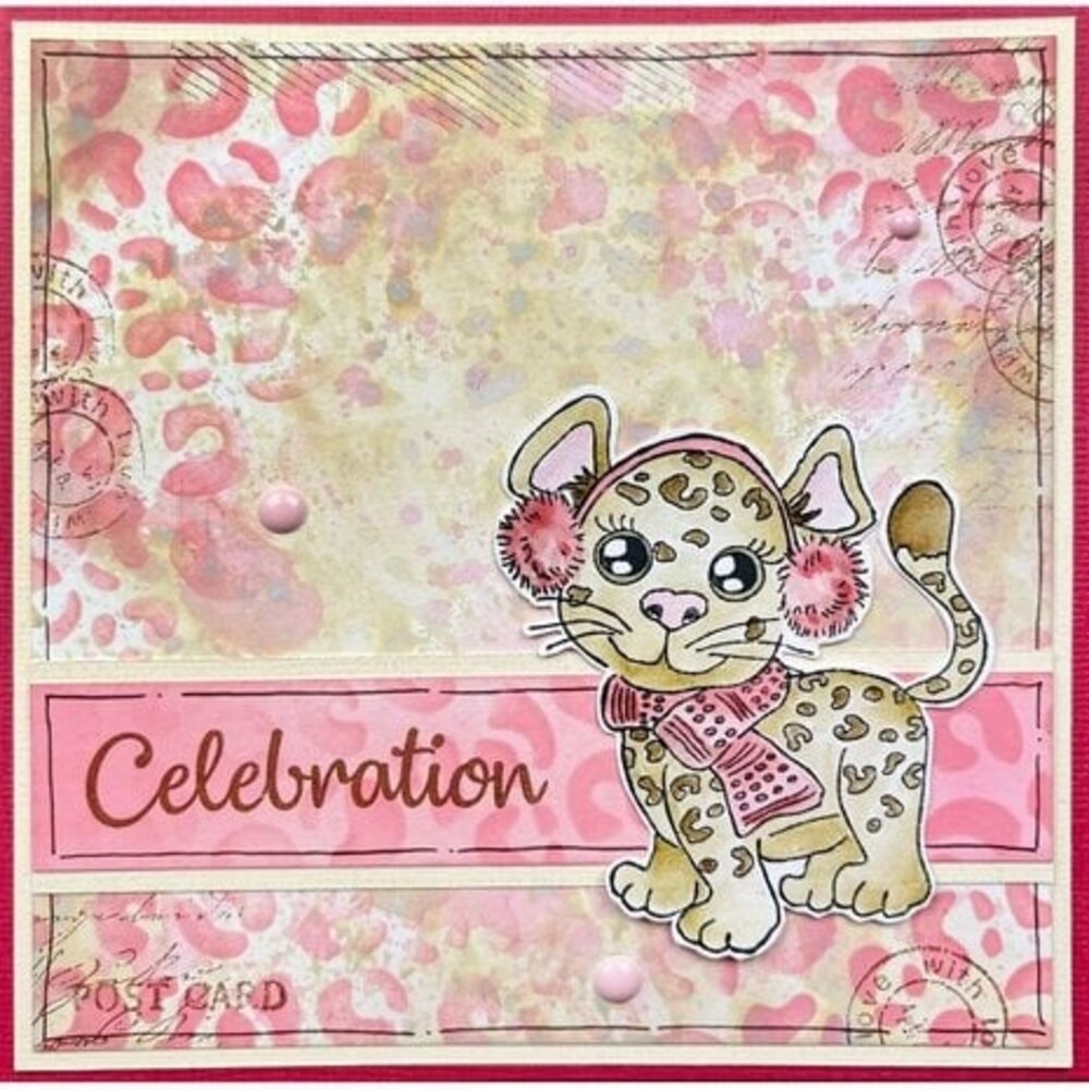 Nellie Snellen Leopard Masking Stencil (MMS4K-057) Nellie Snellen Leopard Masking Stencil (MMS4K-057)