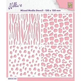 Nellie Snellen Animal Prints Masking Stencil (MMS4K-058)