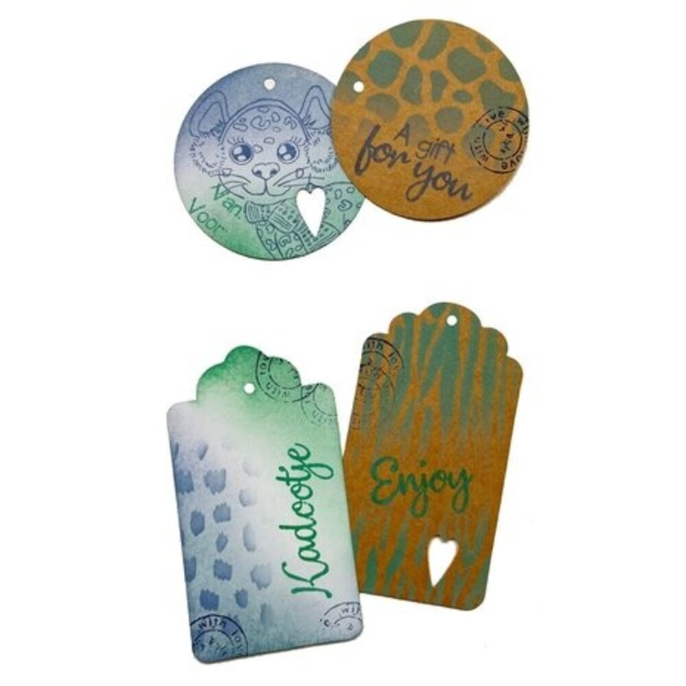 Nellie Snellen Animal Prints Masking Stencil (MMS4K-058) Nellie Snellen Animal Prints Masking Stencil (MMS4K-058)