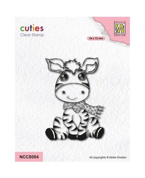 Nellie Snellen Clear Stamp Zebra (NCCS054) Nellie Snellen Clear Stamp Zebra (NCCS054)