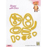 Nellie Snellen Shape Dies Cheetah (SD301)*