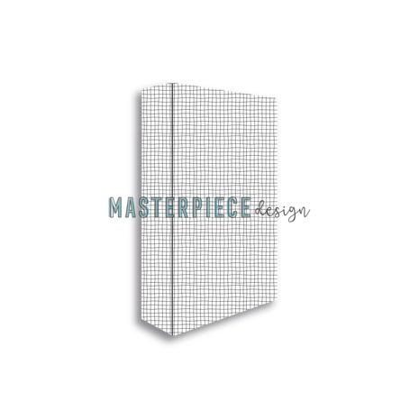 Masterpiece Design Memory Planner 4x8 Inch Album Wonky Grid (MP202102)