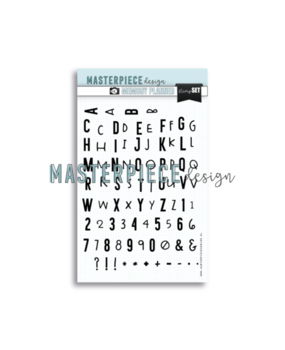 Masterpiece Design Double Alphabet 6x8 Inch Clear Stamp Set (MP202085) Masterpiece Design Double Alphabet 6x8 Inch Clear Stamp Set (MP202085)