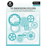 Studio Light Essentials Vintage Gears 3D Embossing Folder (SL-ES-EMB16)