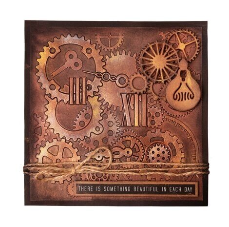 Studio Light Essentials Vintage Gears 3D Embossing Folder (SL-ES-EMB16)