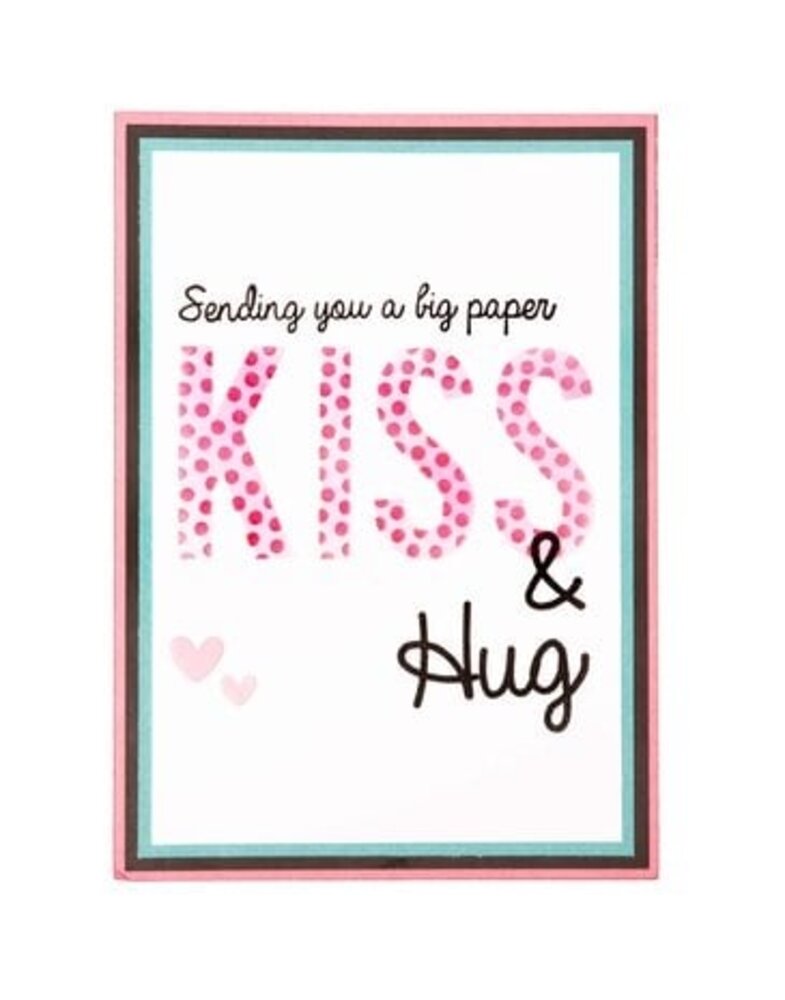Studio Light Essentials Kiss Sentiments Mask & Stamp (SL-ES-MST06 Studio Light Essentials Kiss Sentiments Mask & Stamp (SL-ES-MST06